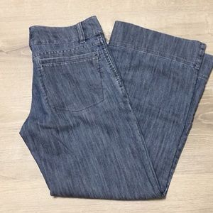 Lee wide leg dark denim pants